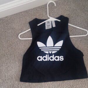 Adidas tank top crop top